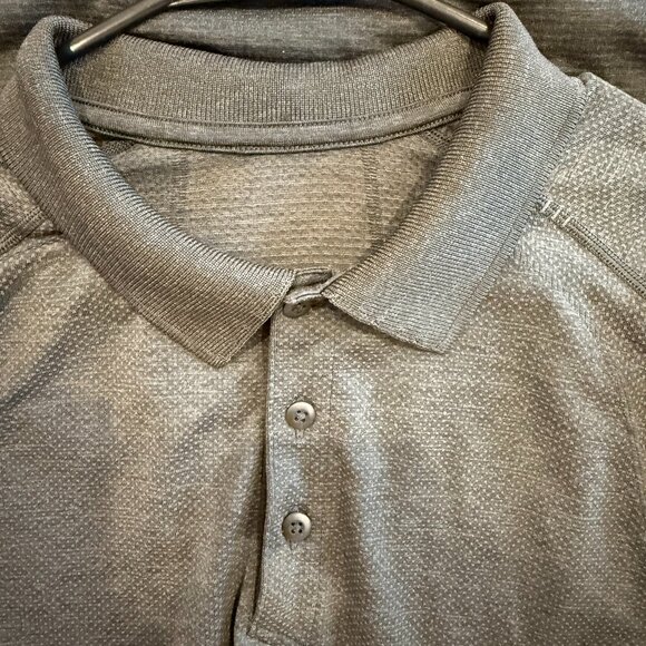 Swiftly Tech Charcoal Grey Polo T-Shirt | Lululemon | XL Men's - Picture 4 of 5